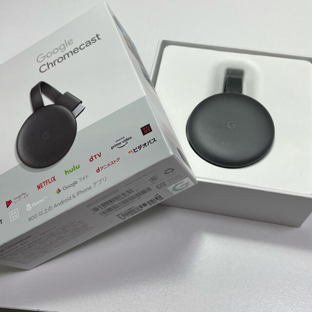 Google(グーグル)のGoogle Chromecast☆ほぼ新品 スマホ/家電/カメラのテレビ/映像機器(映像用ケーブル)の商品写真