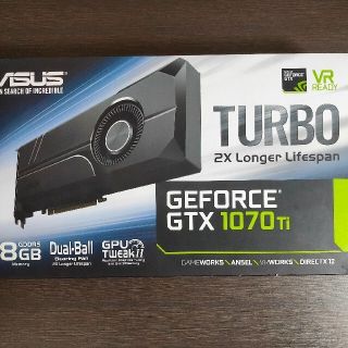 エイスース(ASUS)のASUS TURBO-GTX1070TI-8G(PCパーツ)