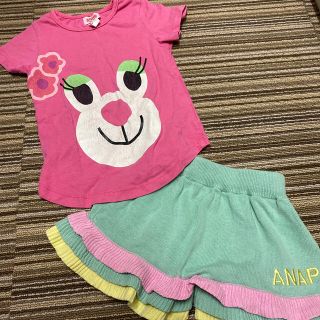 アナップキッズ(ANAP Kids)の値下げ♡ANAP Tシャツ　短パン(Tシャツ/カットソー)