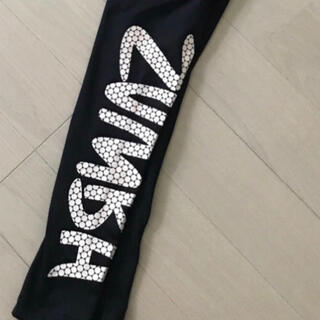 ズンバ(Zumba)のZumba s レギンスS ロゴ　黒(ダンス/バレエ)