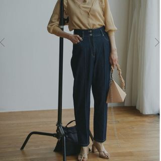 アメリヴィンテージ(Ameri VINTAGE)のAmeri vintage HIGH WAIST TAPERED DENIM(デニム/ジーンズ)