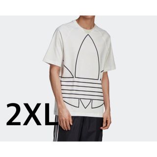 アディダス(adidas)のadidas Tシャツ 2XL ホワイト(Tシャツ/カットソー(半袖/袖なし))