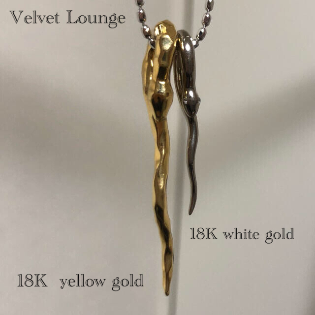 Velvet Lounge Velvet Lounge 18K YG,WGスネーク ペンダントトップの通販 by LEO's shop｜ ヴェルヴェットラウンジならラクマ