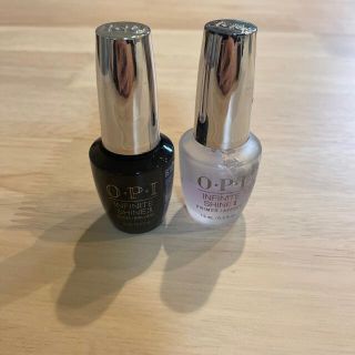 オーピーアイ(OPI)のOPI ネイル ベース・トップコートセット(CANMAKEおまけ付き)(ネイルトップコート/ベースコート)