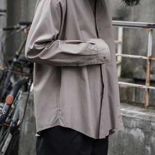 コモリ(COMOLI)のクロックヘッド様専用 Washed Finx Twill Big Shirts (シャツ)