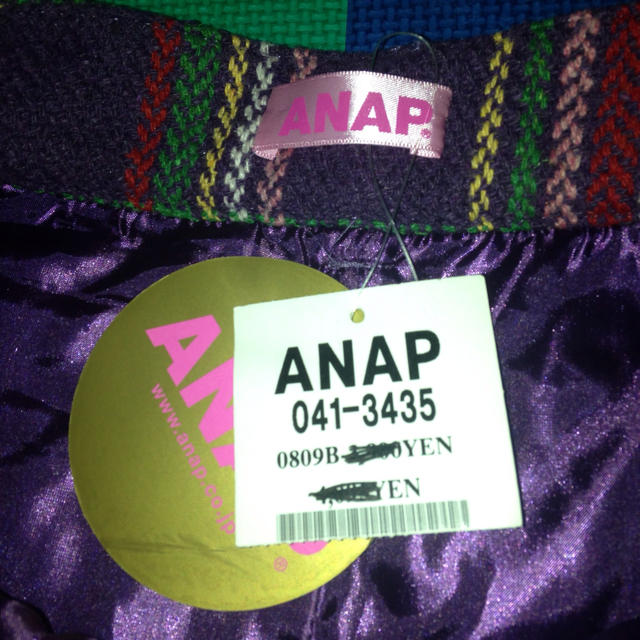 ANAP(アナップ)の新品タグ付き ￥4005❤ANAP レディースのスカート(ひざ丈スカート)の商品写真