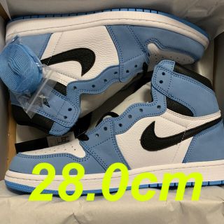 ナイキ(NIKE)の28.0cm NIKE AIR JORDAN 1 UNIVERSITY BLUE(スニーカー)