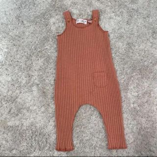 ザラキッズ(ZARA KIDS)のzarababy サロペット オーバーオール zara リブ(パンツ)