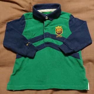 ポロラルフローレン(POLO RALPH LAUREN)のラルフローレン  RALPH LAUREN ロングポロシャツ カットソー 80(シャツ/カットソー)