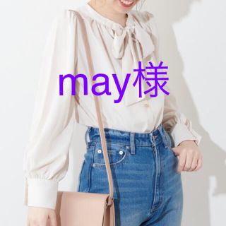 ナチュラルクチュール(natural couture)のシャツ ブラウス 前後2WAYクラシカルBIGボータイブラウス(シャツ/ブラウス(長袖/七分))