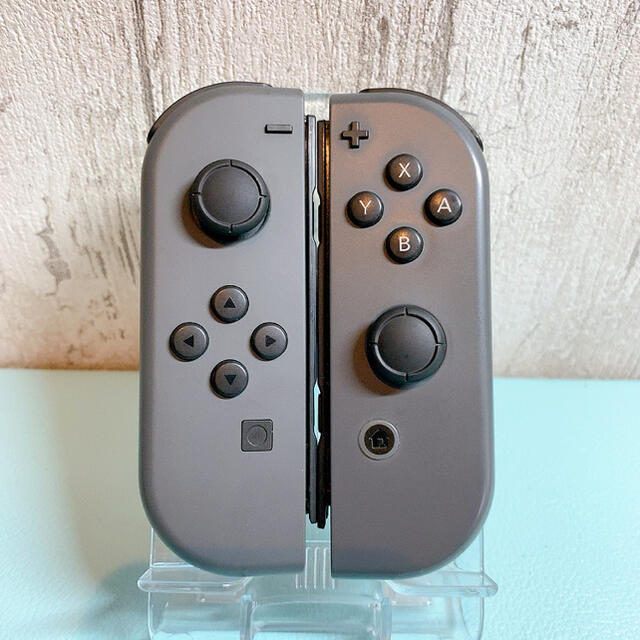 美品 人気カラー 廃盤グレー Switch 左右 ジョイコンJoy-Con