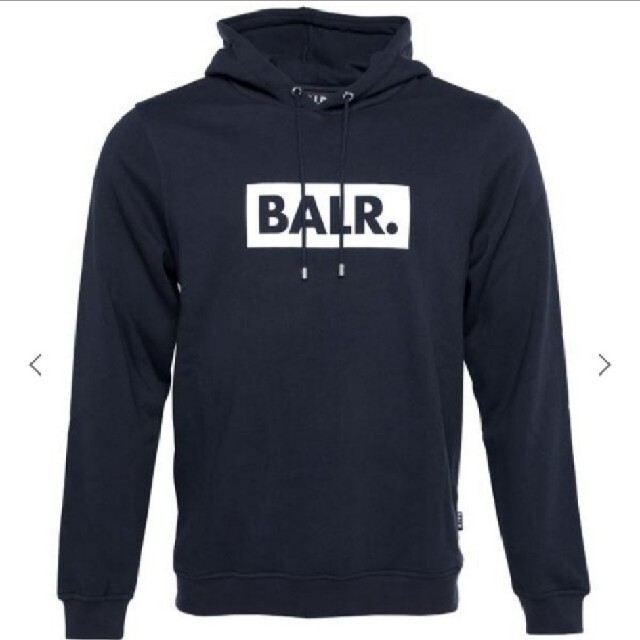 新品未使用 BALR. ボーラー ブランドフーディー balr ボックスロゴ Ｍ