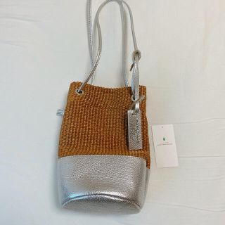 ユナイテッドアローズグリーンレーベルリラクシング(UNITED ARROWS green label relaxing)の[別注][マルコマージ]コンビキンチャクバッグ シルバー(ショルダーバッグ)