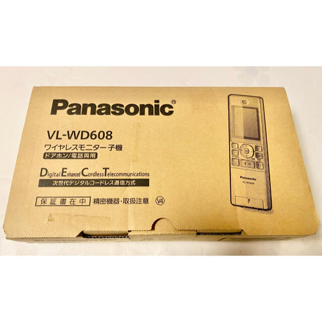 子機Panasonic インターホンワイヤレスモニター子機 VL-WD608 新品