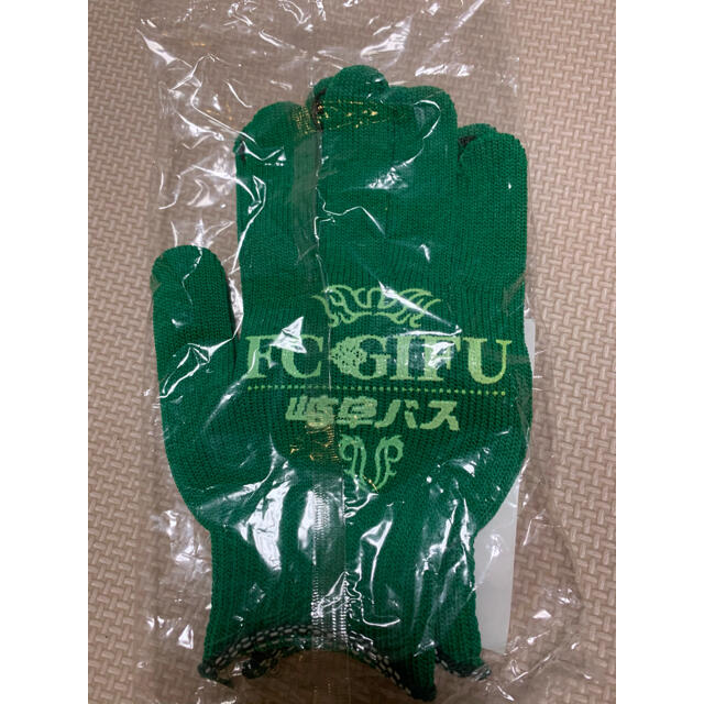 FC GIFU 手袋　緑 スポーツ/アウトドアのサッカー/フットサル(応援グッズ)の商品写真