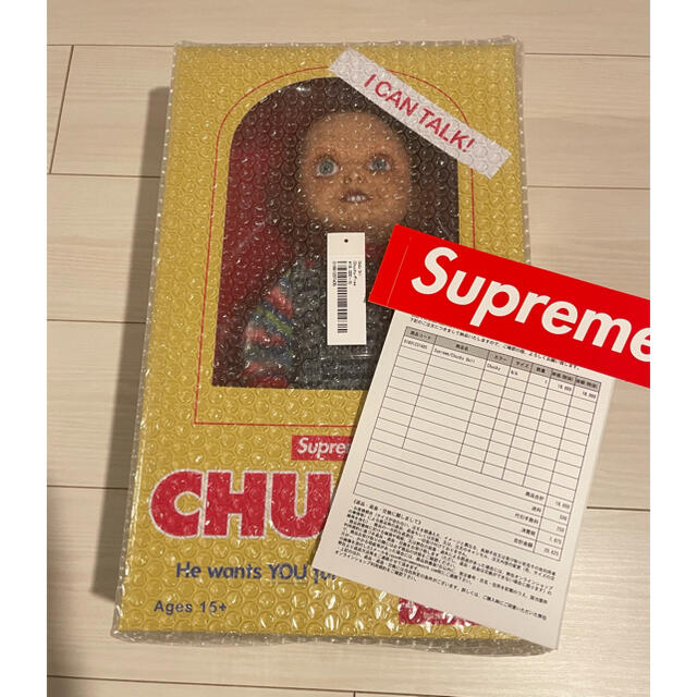 Supreme Chucky Doll.個人情報切り取り納品書