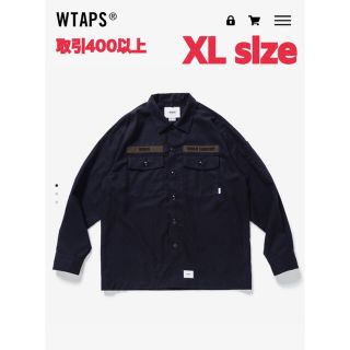 ダブルタップス(W)taps)の21SS WTAPS BUDS LS NAVY XLサイズ(シャツ)