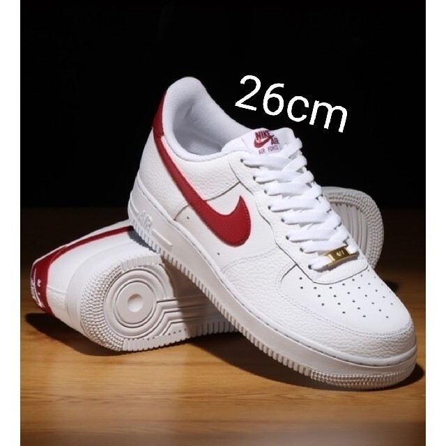 ナイキ エアフォース1 チームレッド airforce1 team red