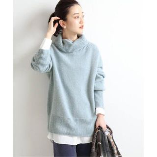 イエナ(IENA)のアルダニー　別注LAMBSWOOL タートルネックプルオーバー(ニット/セーター)