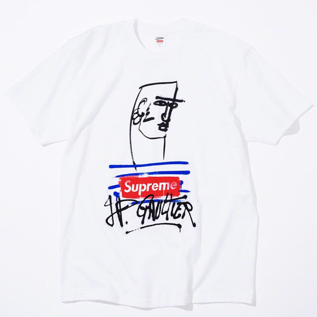 Supreme  ジャンポール ゴルチェ Tシャツ 白 M ボックスロゴ注意事項