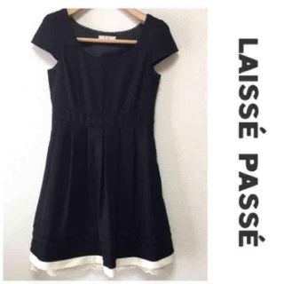 レッセパッセ(LAISSE PASSE)の【LAISSE PASSE】 半袖ワンピ(ひざ丈ワンピース)