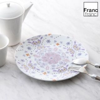 フランフラン(Francfranc)の❤新品 フランフラン  プレート タイル【ピンク】Mサイズ 2枚セット❤(食器)