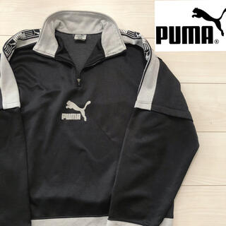 プーマ(PUMA)の90s PUMA アノラック　スウェット　ジャージ　プーマ　ビッグロゴ　古着(スウェット)