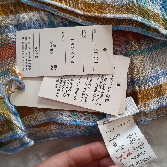 しまむら(シマムラ)のスカーフ　首巻き レディースのファッション小物(バンダナ/スカーフ)の商品写真