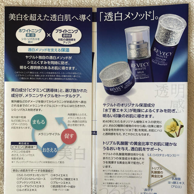 ヤクルト化粧品リベシィホワイトセット 3