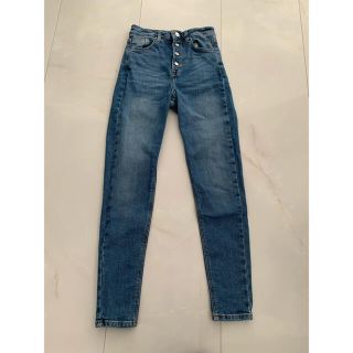 ザラ(ZARA)のZARA ハイウエストスキニー☆34  美品^_^(デニム/ジーンズ)