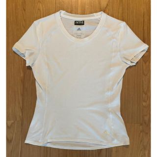 アディダス(adidas)のアディダス adidasトレーニング. ランニング用  Tシャツ 白  Sサイズ(Tシャツ(半袖/袖なし))