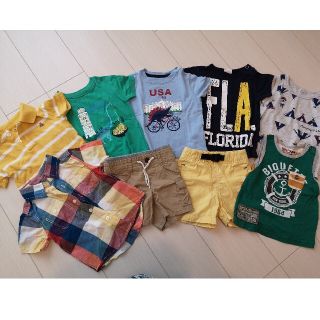 ベビーギャップ(babyGAP)の男の子夏服80センチまとめ売り9枚セット(Ｔシャツ)