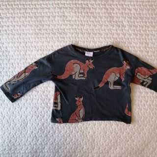 ザラキッズ(ZARA KIDS)のカンガルー柄長袖Tシャツ(Tシャツ/カットソー)