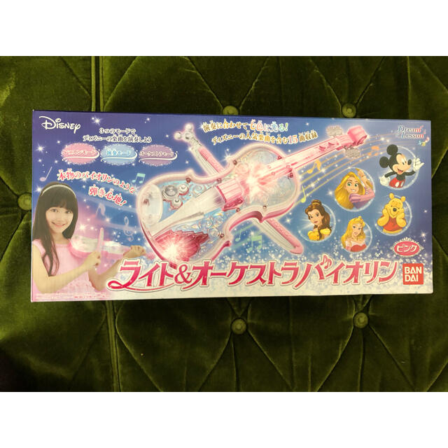 BANDAI(バンダイ)のライト&オーケストラ　バイオリン　ディズニー キッズ/ベビー/マタニティのおもちゃ(楽器のおもちゃ)の商品写真