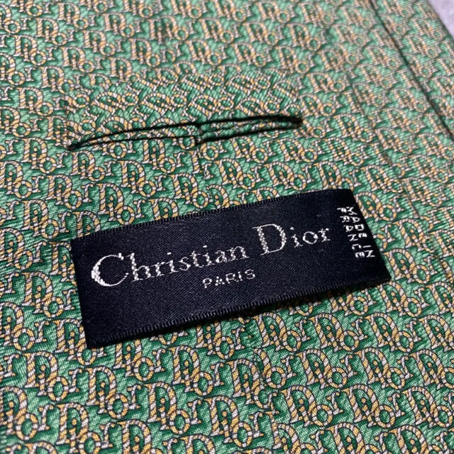 Christian Dior(クリスチャンディオール)の【美品】Christian Dior ネクタイ 高級シルクトロッター柄 メンズのファッション小物(ネクタイ)の商品写真