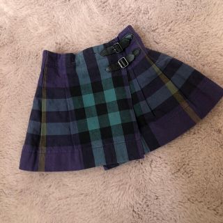 バーバリー(BURBERRY)の♡BURBERRY♡チェック巻きスカート 4y 104㎝(スカート)