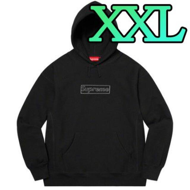 XXL Supreme KAWS Logo Hooded Sweatshirt