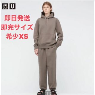 ユニクロ(UNIQLO)のユニクロユー　2021 SS ストレートスウェットパンツ　カーキ(その他)