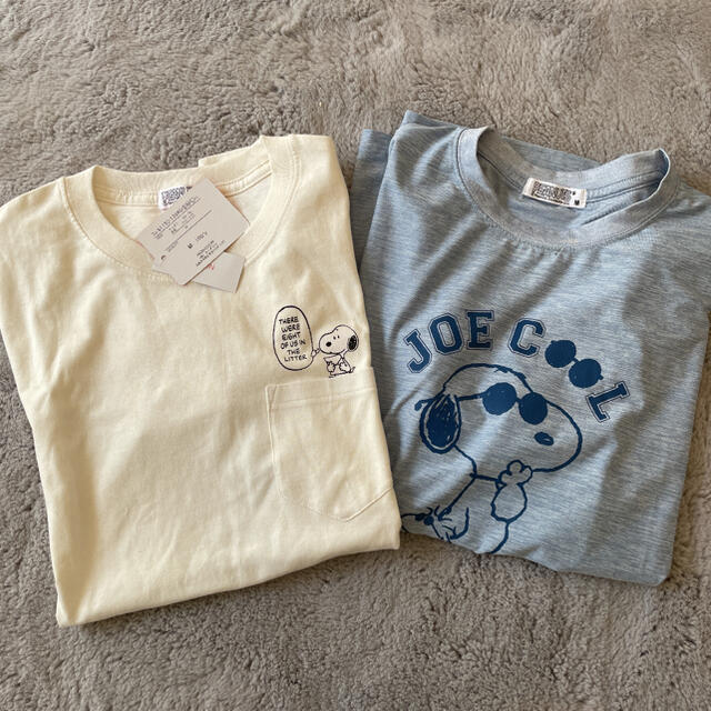 SNOOPY(スヌーピー)のスヌーピー  半袖Tシャツ　2枚組　未使用 レディースのトップス(Tシャツ(半袖/袖なし))の商品写真