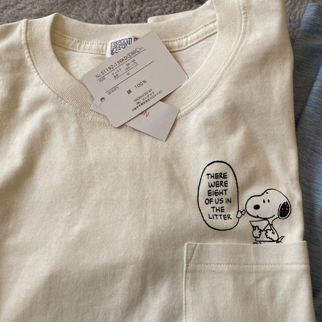 SNOOPY(スヌーピー)のスヌーピー  半袖Tシャツ　2枚組　未使用 レディースのトップス(Tシャツ(半袖/袖なし))の商品写真