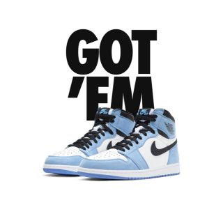 ナイキ(NIKE)のAIR JORDAN 1 HIGH UNIVERSITY BLUE(スニーカー)