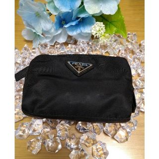 プラダ(PRADA)の♥美品  PRADA　ブラック　ポーチ(ポーチ)