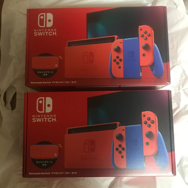 switch マリオレッド×ブルー 2台セット　本体　スイッチ