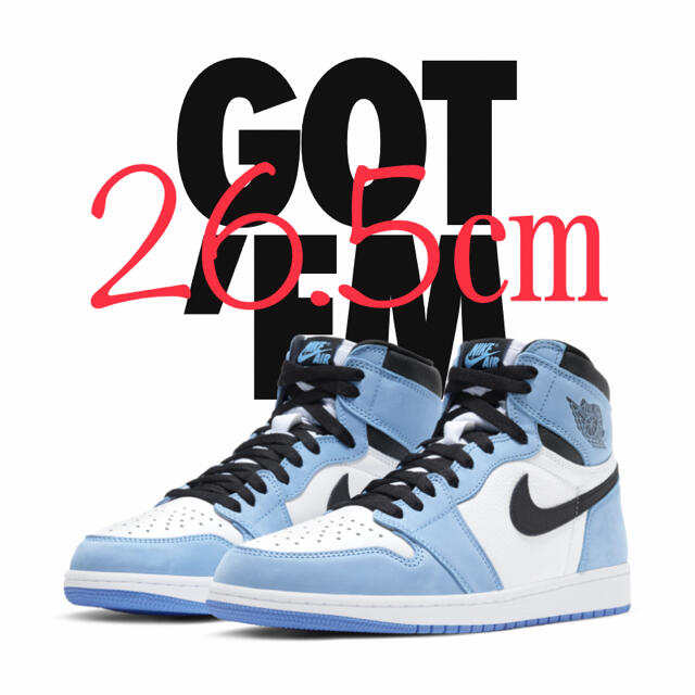 NIKE AIR JORDAN1 university blue