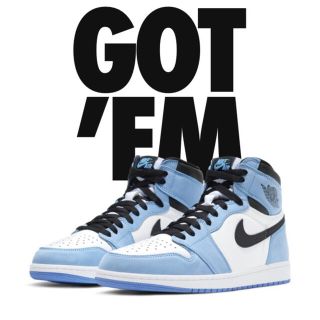 ナイキ(NIKE)のAIR JORDAN 1 HIGH OG UNIVERSITY BLUE (スニーカー)