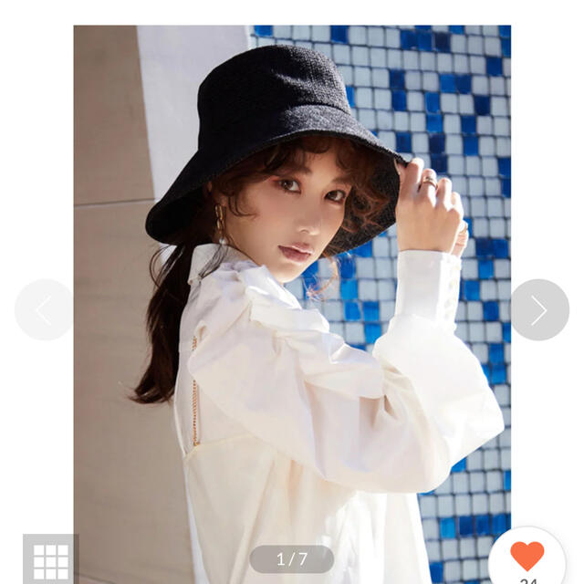 eimy istoire(エイミーイストワール)の新品未使用♡eimyistoire Color Tweed Bucket Hat レディースの帽子(ハット)の商品写真