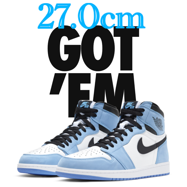 Nike エアジョーダン1 hi og unc