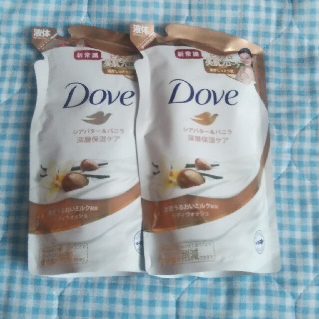 Unilever(ユニリーバ)のダヴ ボディウォッシュ シアバター&バニラ つめかえ用(340g) コスメ/美容のボディケア(ボディソープ/石鹸)の商品写真