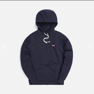 シュプリーム(Supreme)のkith ボックスロゴパーカー　ネイビー(パーカー)