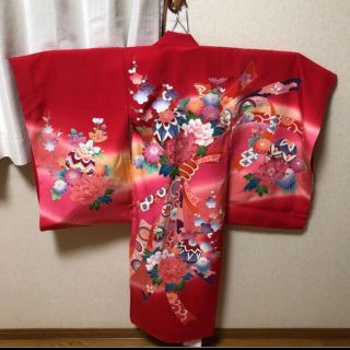 ☆ハイジ様専用☆  お宮参り　着物　帽子　スタイ(お宮参り用品)